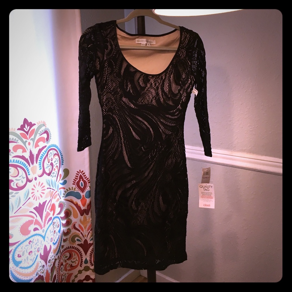 Black lace Maggy London dress